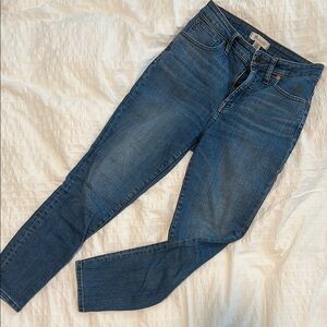 Madewell Blue Skinny Jeans with Sleek Fit